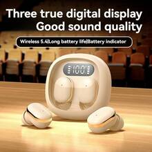 Type-C Fast Charging In-Ear Headphones, LED Display, Long Battery Life, Fashionable & Elegant, Suitable For Cafe, Office, Home Relaxation, Comfortable For Prolonged Use, Enjoy Music