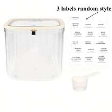 Transparent Laundry Storage Box With Flip-Up Lid And Label, Large Capacity For Detergent Pods, Fabric Softener Sheets, Dryer Balls, Etc. - Clear - View 7