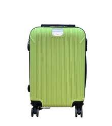 Maleta De Mano 20 Pulgadas Sin Documentar Asa Telescópica Candado De Combinación Dobles Llantas 360° Rigida  variedad de colores Asa Retráctil Dobles Llantas Desmontables Ligera Sin Documentar - VERDE MANZANA - Ver 1