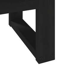 vidaXL Tavolo basso NOAIN piedini a U 120x60x40 cm solido pin - Castano - Visualizzare 7