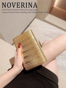 Lightweight, Business Casual Rhinestone Decor Bucket Bag Mini Drawstring Design,[US-Based Shipping] Clear Bag Faux Pearl Bag Evening Bag, Dinner Bag Glamorous, Elegant, Exquisite, Quiet Luxury Rhinestone For Party Girl, Woman, Bride Perfect For Party, Dinner/Banquet Christmas Party Dress, Perfectly Matching With New Years Outfit, Excellently Matching With Party Dresses For Women,European And American Style Fashion Women Clutch Evening Bag, Rhinestone Crystal Sunflower Party Handbag, Versatile Formal Dress Evening Bag, Perfectly Matching With New Years Outfit, Excellently Matching With Party Dresses For Women, Essential Wedding Items,Perfectly Matching With Graduation Dress, Prom Dresses, Creative Glossy Fashion Versatile Elegant Crossbody Bag, High-End Quality Niche Design Refined Lipstick/Coin Purse/Earphone Case - 金色 - 查看 2