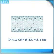 这款50/51件海洋主题一次性餐具套装包含10个餐盘、10个甜点盘、10个纸杯、20张餐巾纸、1张桌布和1条横幅。这套便捷的餐具套装适用于露营、野餐、花园烧烤、婚礼和生日派对。 - 彩色 - 查看 6