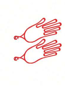 1pc Golf Glove Holder, Golf Glove Stretcher Liner Accessory, Support Rack, Protect Glove Holder - Red - View 4