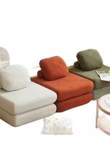 1件装可折叠沙发床，落地沙发椅，高密度海绵可转换沙发床，适用于客厅、客房、卧室