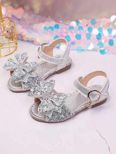 1 Pair Girls' Fashion Simple Flat Sandals, Non-Slip Durable Lightweight Comfortable, Suitable For Casual, Party, Daily Wear