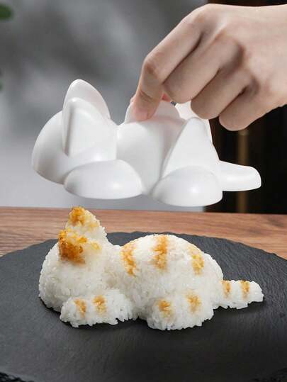1pc Japanese Cat-Shaped Rice Ball Mold, Cute Kitchen Gadget, Adorable Animal Shaped Food Mold For Feeding Rice, Dining Supplies