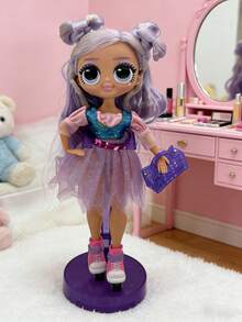1个 LOL SURPRISE 随机套装 OMG 时尚大姐姐娃娃系列玩具，生日惊喜小礼物，节日礼物 - 彩色 - 查看 6