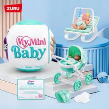ZURU Bộ 5 món đồ chơi búp bê mini bất ngờ Series 1, đồ chơi dành cho bé gái, búp bê mini sống động như thật, bộ trò chơi và phụ kiện (Kiểu dáng ngẫu nhiên) - Nhiều màu - Xem 10