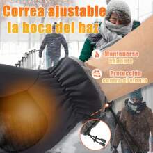 Guantes para Frio, Guantes con Pantalla Táctil,Guantes Nieve Impermeables A Prueba De Viento,Guante Motociclista Guante Moto para Ciclismo Correr Esquí Senderismo Escalada Hombres Y Mujeres,37859626 - Rojo violeta - Ver 5