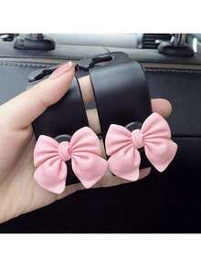 4pcs/2pcs/1pc Automotive Rear Seat Backrest Bow Hook Bow Shaped Automotive Interior Product Complete Rear Creative Multi Functional Storage Hook