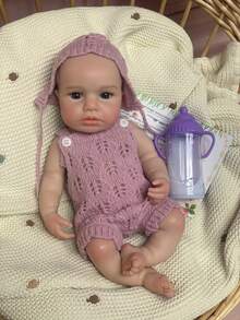 1个13英寸（约33厘米）柔软硅胶重生娃娃，名为Loulou，解剖结构精准，手工绘制，血管清晰可见，触感柔软，适合作为生日礼物或家庭聚会礼物。 - Reborn Doll - 查看 13