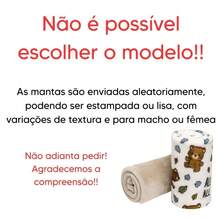 Manta Cobertor Pet para Cachorro Gato Mantinha 100x90cm Quente Modelo Sortido Aleatório Coberta - Multicolorido - Visão 3