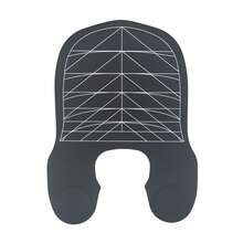 1件硅胶美发肩垫，条纹披肩设计，适用于染发和烫发，沙龙头发保护罩，护发配件 - 彩色 - 查看 13