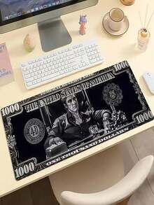 Large Gangster Style Gaming Mouse Pad - Non-Slip Rubber Base, Anti-Slip Surface, Washable Desk Mat, Suitable For PC, Laptop, Gaming - Durable Rubber Construction - Multicolor - View 5