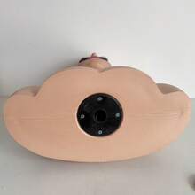 Mannequin Head Bust With Shoulder Manikin PVC Head Bust Wig Head Stand For Wigs Display Making,Styling,Sunglasses,Necklace - 香檳色 - 查看 7