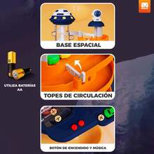 TendenciaJuguete Pista Carreras Coches Autos Astronauta Niño InfantilCalidad premium