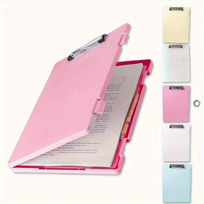 Office File Organizer Box - Multi-Color Options, Heavy Duty Large Capacity Desktop Storage For Letter/Legal Size Folders, Efficient Workspace Organizer, Durable Plastic Document Organizer For Office/Home