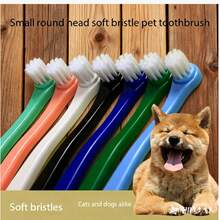 7pcs/Set Disposable Round Head Pet Toothbrush, Independent Packaging, Oral Cleaning, Pet Supplies - Multicolor - View 4