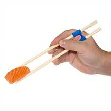 Bộ 5 dụng cụ hỗ trợ tập dùng đũa tái sử dụng, được thiết kế cho người lớn và người mới bắt đầu học cách cầm đũa đúng cách. - Nhiều màu - Xem 5