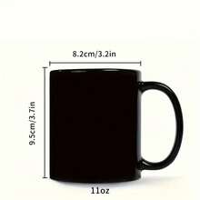 Caneca Termocromática Mudando de Cor - Xícara de Café Sensível ao Calor de Cerâmica - Design de Arco-Íris LGBTQ Novidade - Presente Divertido para Homens, Amigos, Namorado - Brincadeira Única para Aniversário, Dia dos Namorados, Natal - Sem Bateria Necessária - Multicolorido - Visão 3