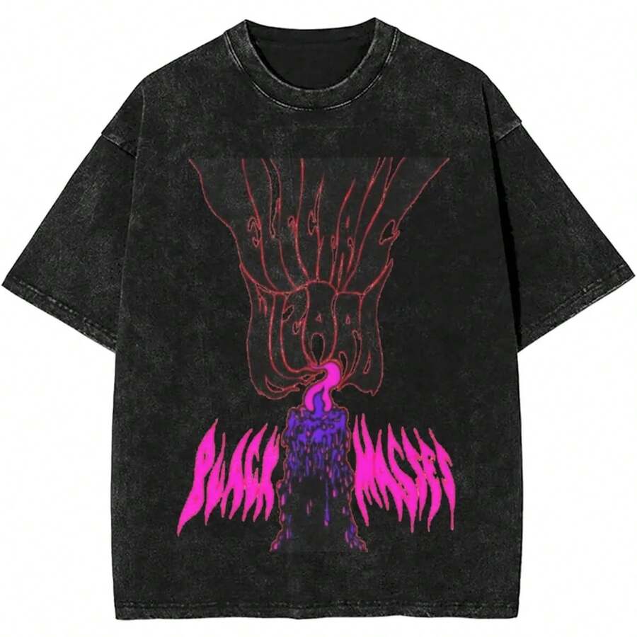I LOVE ELECTRIC WIZARD Rock Band Shirt Streetwear Men Women Hip Hop Tee Shirt Oversize Streetwear - 黑色 - 查看 1