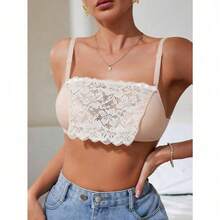 1Pc Lace Anti-Flashing Strapless Women Seamless Crop Top Chest Covering Fabric Free Shipping - Multicolor - View 3