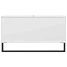 vidaXL Tavolo basso bianco 104x60x35 cm ingegneria del legno - Bianco - Visualizzare 6