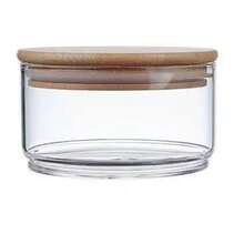 1pc Glass Food Storage Container With Lid, Airtight Leak-Proof, Heat Resistant, Fruit & Snack Organizer, Kitchen Salad Bowl - Clear - View 14
