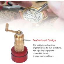 Mainspring Winder Set, Watch Mainspring Winder Repair Tools, Herramienta de Reparación de Relojes de Latón Kit de Reparación de Relojes de Pulsera Herramientas de Relojero DIY,37852591 - Multicolor - Ver 2