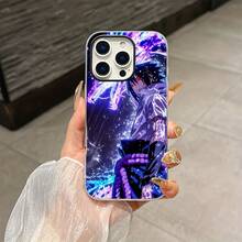 Entrega Local Funda de Teléfono Móvil Dos en Uno de Anime de Alta Calidad para iPhone 17 16 15 14 13 12 11 XS X 7 Pro Plus Pro Max Funda Protectora para la Serie Apple, Accesorio Móvil, Diseño de Anime, Funda Estilosa, Funda Duradera, Impresión UV, Fans de Anime, Entusiastas de la Tecnología - Blanco - Ver 6