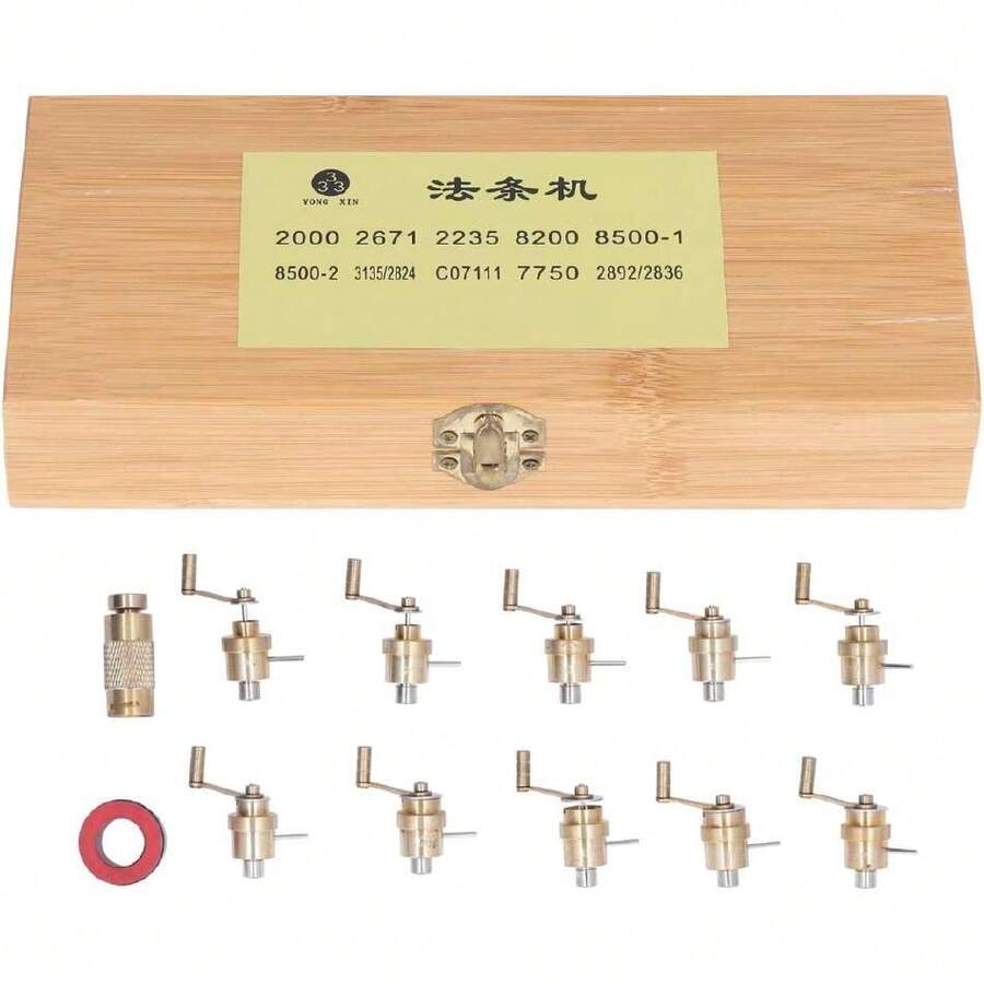 Mainspring Winder Set, Watch Mainspring Winder Repair Tools, Herramienta de Reparación de Relojes de Latón Kit de Reparación de Relojes de Pulsera Herramientas de Relojero DIY,37852591 - Multicolor - Ver 1