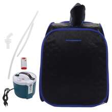 Portable Steam Sauna Tent Full Size Personal Steam Sauna Personal Home Spa with Remote Control - Tipo de Enchufe A USA (110-127V) - Ver 1