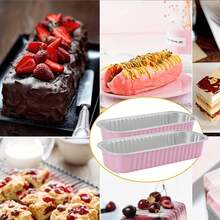 40/100pc Aluminum Foil Mini Cake Pan, With Lid And Spoon, Is Perfect For Baking Mini Cakes, Cupcakes, Bread, Muffins And Cream Cakes. It Is Suitable For Large Gatherings, Picnics And Vacation Parties - 彩色 - 查看 5