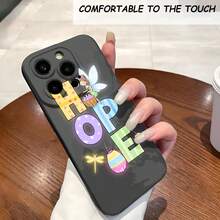 1PC Phone Case ,  Hope Fairy Balloon Design , Stylish Phone Case, Phone Decoration, All-around Lens Protection, Creative Small Gift, Funny Gift for Boys and Girls - ブラック - チェックする 2