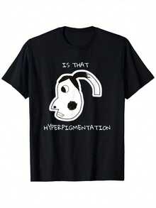 Is That Hyperpigmentation Meme Funny? Hyperpigmentation Meme T-Shirt - Hitam - View 6