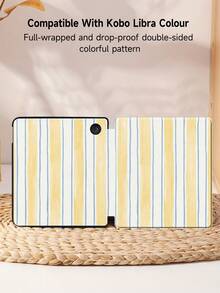 Ayotu 条纹图案电子书保护套，兼容 Kindle（第 11 代 - 2024 年发布）、Kindle Paperwhite 第 12 代（2024 年发布）、Kindle Paperwhite 第 11 代（2021 年发布）、Kobo Clara 彩色/黑白版等型号。支持唤醒/睡眠模式，四角防摔，精美书籍插图，是完美的阅读伴侣。 - 彩色 - 查看 40