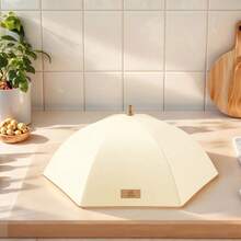 Cubierta plegable para alimentos (cuadrada o redonda) | Diseño transpirable | A prueba de polvo e insectos | Para sobras, reuniones y almacenamiento en el refrigerador | Reutilizable | Fácil de limpiar | Regalo para fiestas | Adecuado para encimeras de cocina y comidas al aire libre - Multicolor - Ver 15