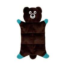 可爱发声毛绒宠物玩偶 - 毛茸茸动物（棕熊、松鼠、狐狸、考拉、浣熊），内置BIBI发声芯片，耐啃咬，适合小型、中型和大型犬猫，材质优良。 - 彩色 - 查看 8