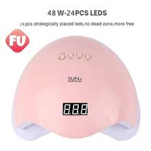 Secador de uñas de 48w con cronómetro,rosa - Rosa - Ver 2