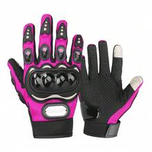 1 Pair Motorcycle Gloves Black Riding Glove Racing Protection Full Finger Moto Gloves Touch Screen Riding Moto Guantes Protective Anti-Fall Racing Motocross Waterproof Gloves Bike Luvas Motorcycle Accessories Riding Essentials For Women Men Rider Gifts
