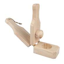 2-In-1 Portable Wooden Tostones Press & Plantain Smasher, Compact 6.3" Foldable Banana Masher For Patacones, Guacamole Prep & Latin Kitchen Gadgets, Fits Drawer Storage - 預設 - 查看 10