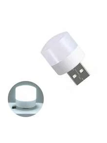 USB Mini Night Light, Eye-Caring Reading Lamp With USB Port, Suitable For Bedside Lamp, Power Bank, Car Interior Light, Decoration, Round Reading Eye-Caring Lamp - White - View 15