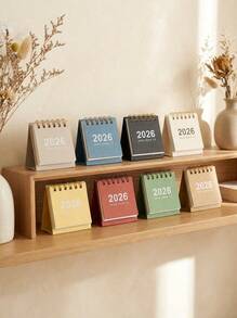 Cirelle 1pc Minimalist 2026 Mini Desktop Calendar, Suitable For Desk Decor