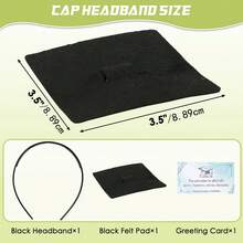 GIURKUU 2026 Graduation Cap Headband, Graduation Cap Headband, Graduation Cap Anti-Slip Strap, Graduation Cap Accessories