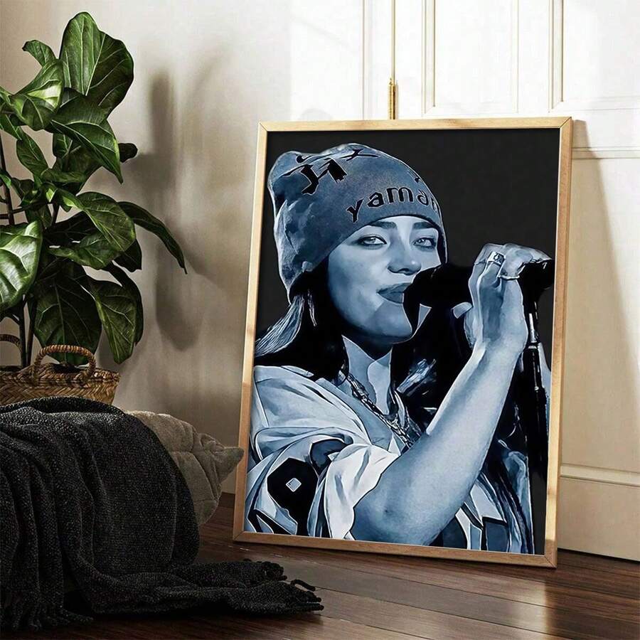 1pc Vintage Art Movie Poster, Unframed Canvas Poster, Canvas Printed Art, Wall Decor Painting, Ideal Gift For Living Room, Bedroom, Bathroom, Bar Wall Decoration, Autumn Decor - Multicolor - View 1