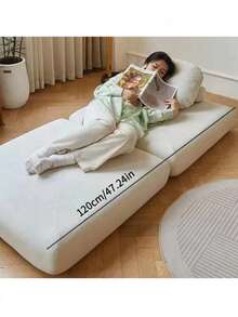 1件装可折叠沙发床，落地沙发椅，高密度海绵可转换沙发床，适用于客厅、客房、卧室