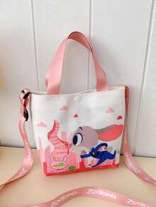 Disney 1个儿童包，原创背包，时尚手提包，轻便收纳包，小公主斜挎包，卡通单肩包，疯狂动物卡通收纳包，女孩零钱包，户外零钱包，服装搭配包 - 彩色 - 查看 13