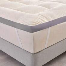 Extra Thick Futon Mattress, Foldable And Portable, Can Be Used As A Guest Floor Mattress, Perfect For Dorms And Sofa Beds – Comfortable And Versatile - Xanh-trắng - Xem 6