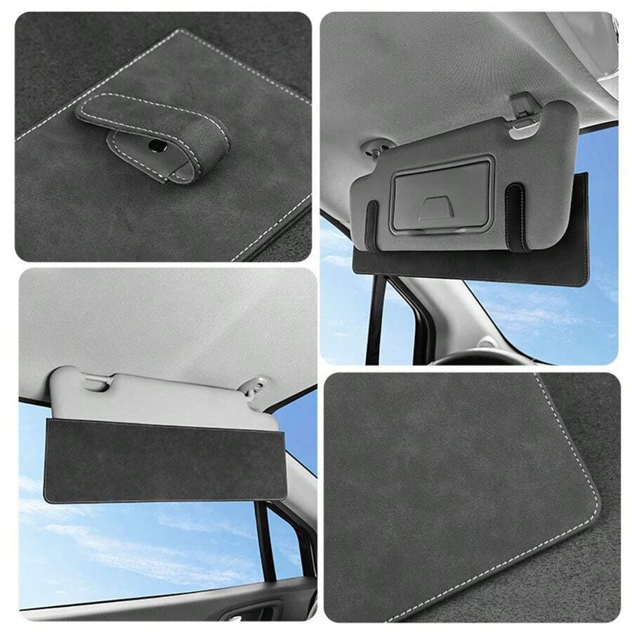 Car Sun Visor Extension Plush Sunshade Extender, Car Interior Accessories Modification - Sunshade Version - View 1