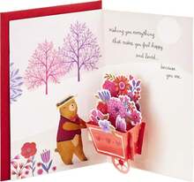 Hallmark Paper Wonder Pop Up Valentines Day Card For Anyone (Beary Loved Valentine) - MàuA - Xem 1